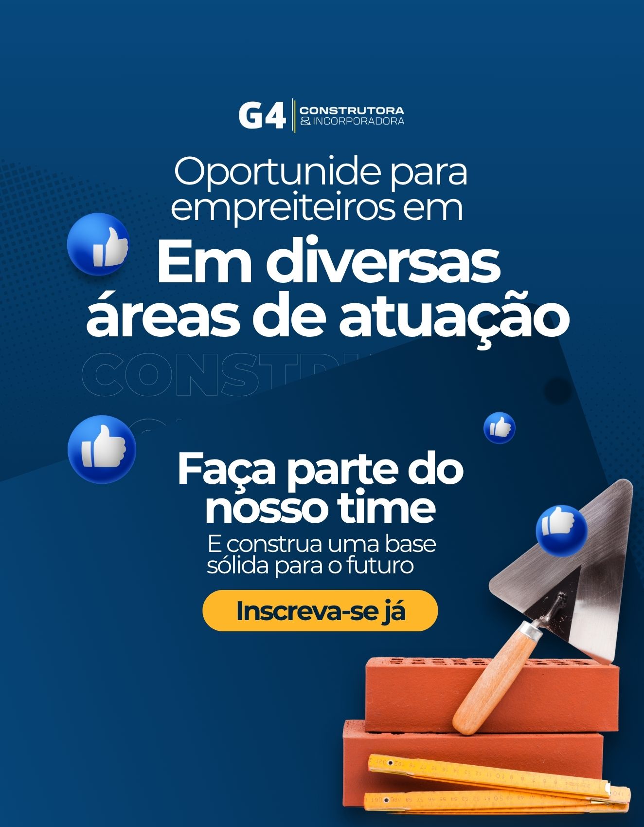 cadastro empreiteiro mobile g4